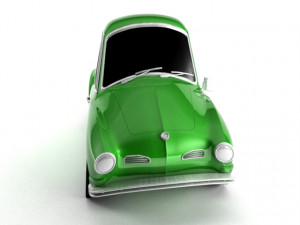 karman ghia toon 3D 模型