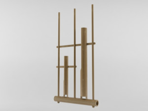 Angklung Bamboo 3D Baskı Modeli