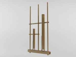 Angklung Bamboo 3D Print Model