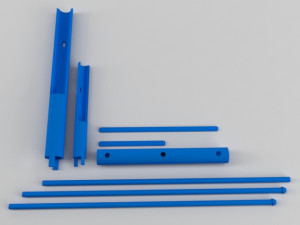 Angklung Bamboo 3D Baskı Modeli