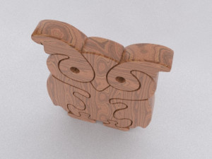 owl puzzle printable 3Dプリントモデル