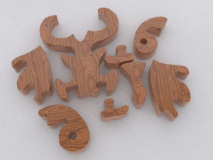 owl puzzle printable 3Dプリントモデル