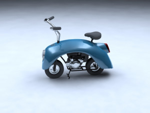Vw mini bike 3D Model