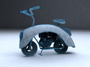 Vw mini bike 3D Model