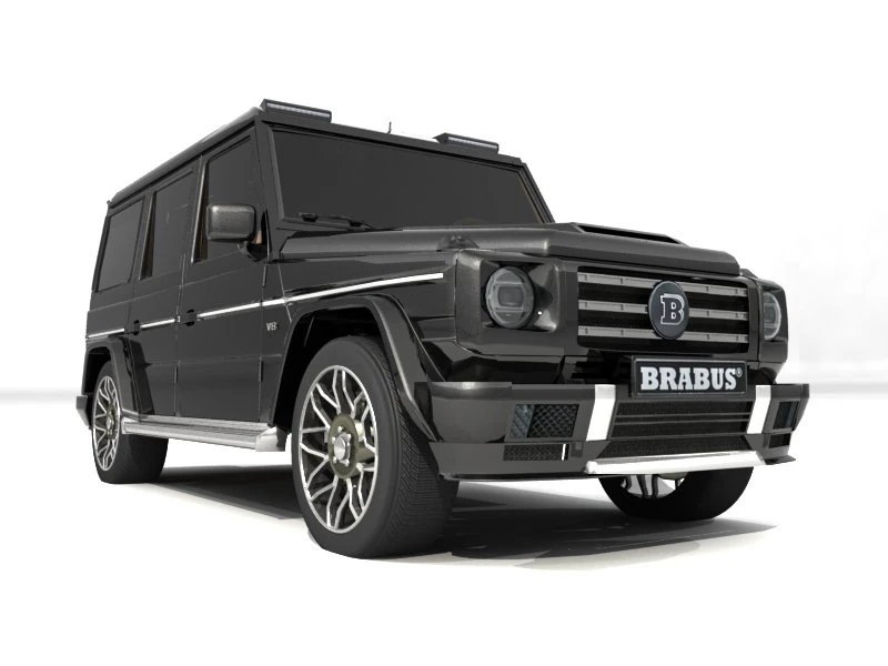brabus mercedes benz g class 2019 3D Model .c4d .max .obj .3ds .fbx .stl .blend