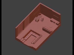 Lux Loft Room 3D Model