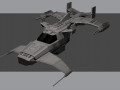 Space Gunship 3D Models