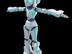 N-Droid Robot Modelo 3D