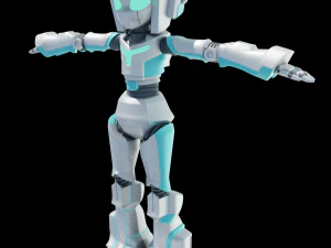 N-드로이드 로봇 3D 모델