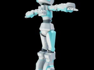 N-Droid Robot 3D Model