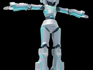 N-Droid Robot Model 3D