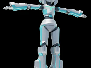 N-Droid Robot 3D Model