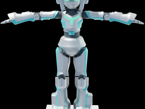 N-Droid Robot Model 3D
