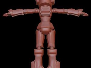N-Droid Robot 3D Model