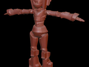 N-Droid Robot 3D Model