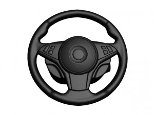 Steering Wheel 3D Model