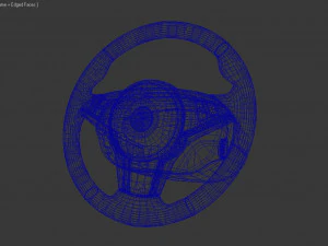 Steering Wheel 3D Model