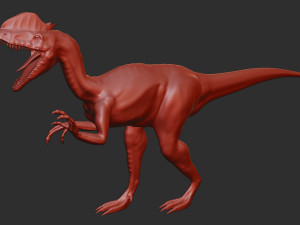 Dilophosaurus 3D 모델