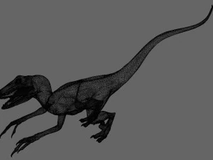 랩터 3D 모델