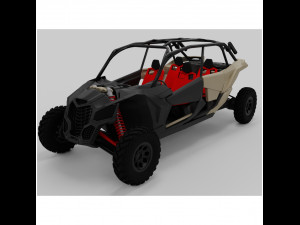 Can Am Maverick 4 seater 3D 模型
