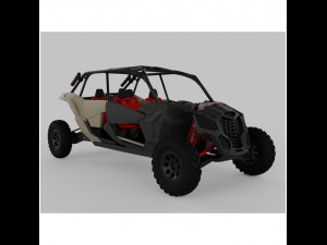 Can Am Maverick 4 seater 3D 模型