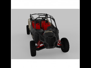 Can Am Maverick 4 seater 3D 模型