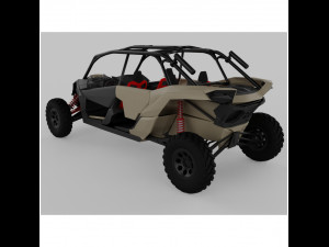 Can Am Maverick 4 seater 3D 模型