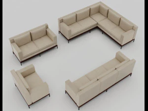 Sof&aacute;s Modelo 3D