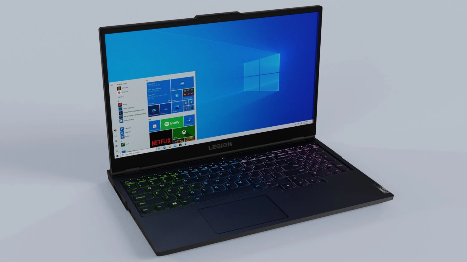 Lenovo Legion 5 - 3D Model .c4d .max .obj .3ds .fbx .stl .blend