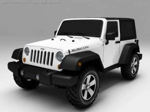 지프 루비콘 2007 3D 모델