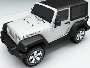 jeep rubicon 2007 Modello 3D