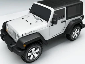jeep rubicon 2007 3D Model