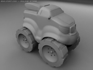 toy truck 3D 模型