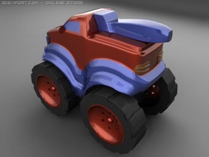 toy truck 3D 模型