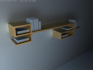 book shelfs Modelo 3D