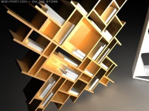 book shelfs Modelo 3D