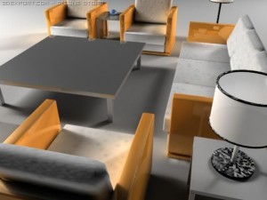 livingroom 3D Модель