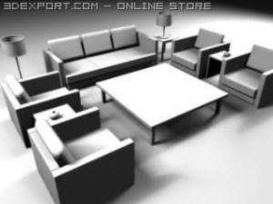livingroom 3D Модель