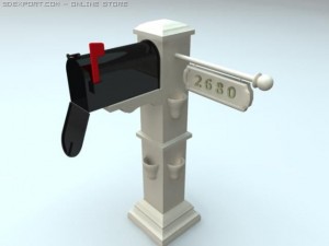 mailbox Modello 3D