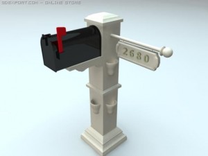 mailbox 3D 模型