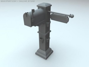 mailbox 3D 模型