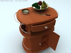 kitchen table Modello 3D