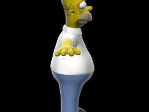 homer simpsons 3d 3D Model