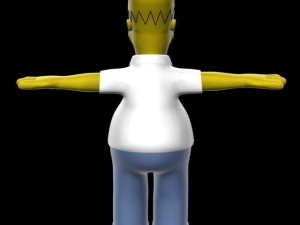homer simpsons 3d 3D Model