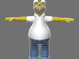 homer simpsons 3d 3D Model