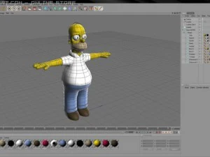 homer simpsons 3d 3D Model
