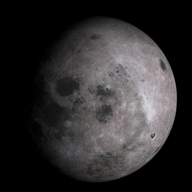 moon 3D 模型 .c4d .max .obj .3ds .fbx .stl .blend 