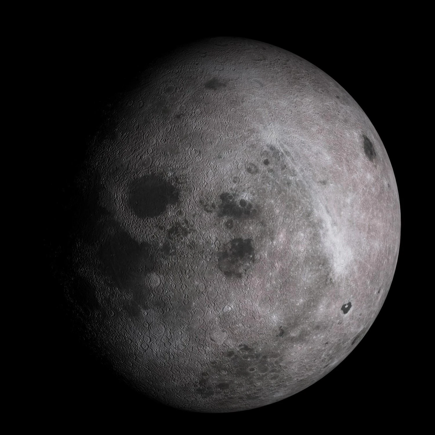 moon 3D Model .c4d .max .obj .3ds .fbx .stl .blend