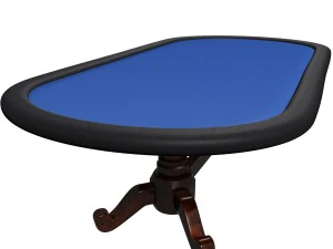 table de texas holdem Modèle 3D