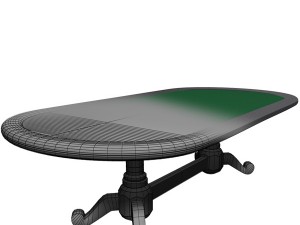 texas holdem table 3D Model